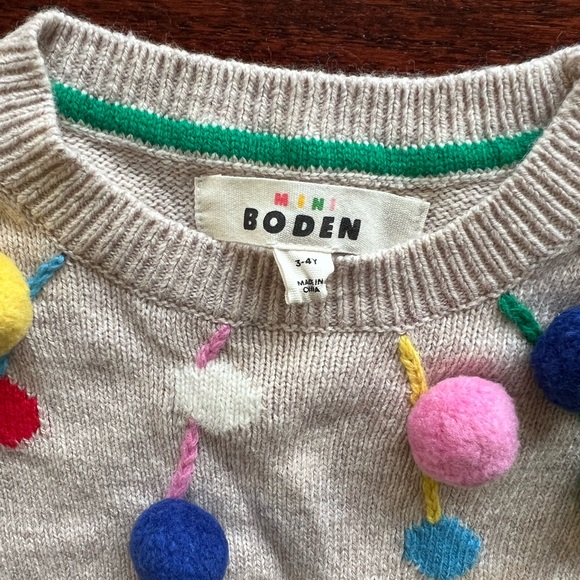 Pom Pom Jumper Girls Kids Boden - Picture 6 of 6